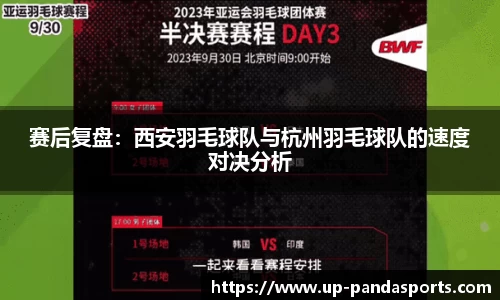 赛后复盘：西安羽毛球队与杭州羽毛球队的速度对决分析